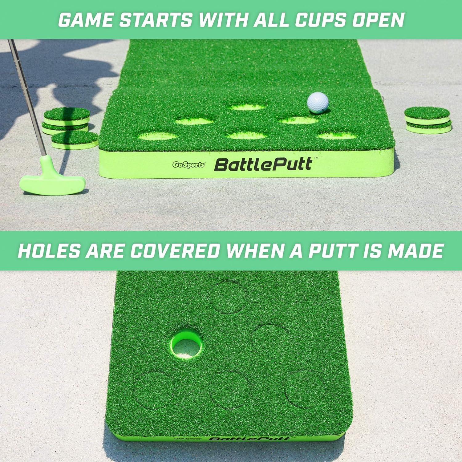 GoSports Battleputt 11ft Putting Game - Includes 2 Putters and 2 Golf Balls