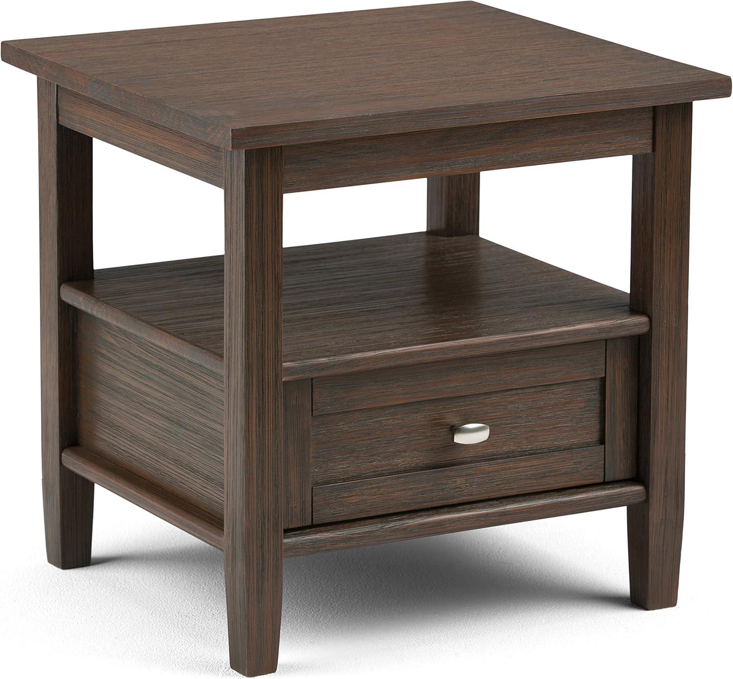 Nortonville Solid Wood End Table with Storage