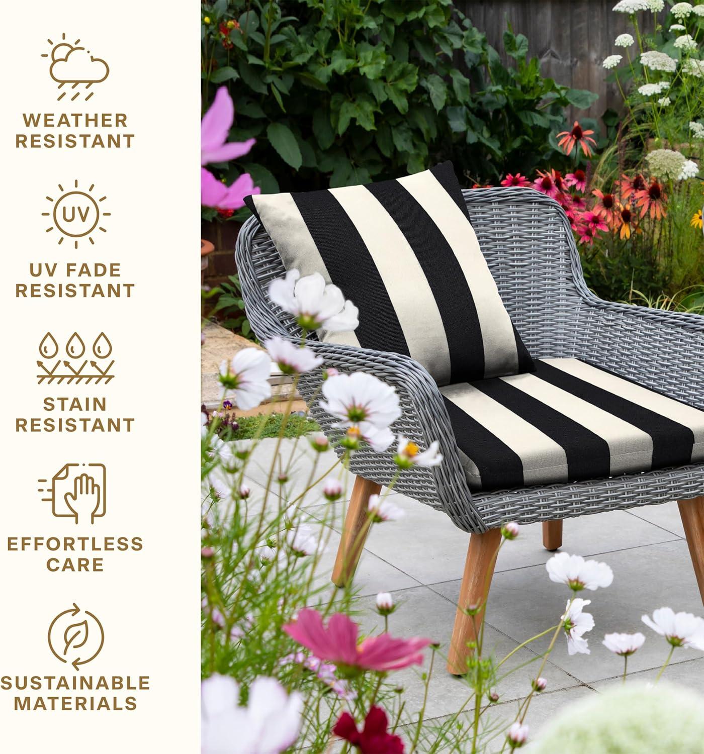 Honeycomb Outdoor Universal Seat Cushion (2-Pack) - Boheme