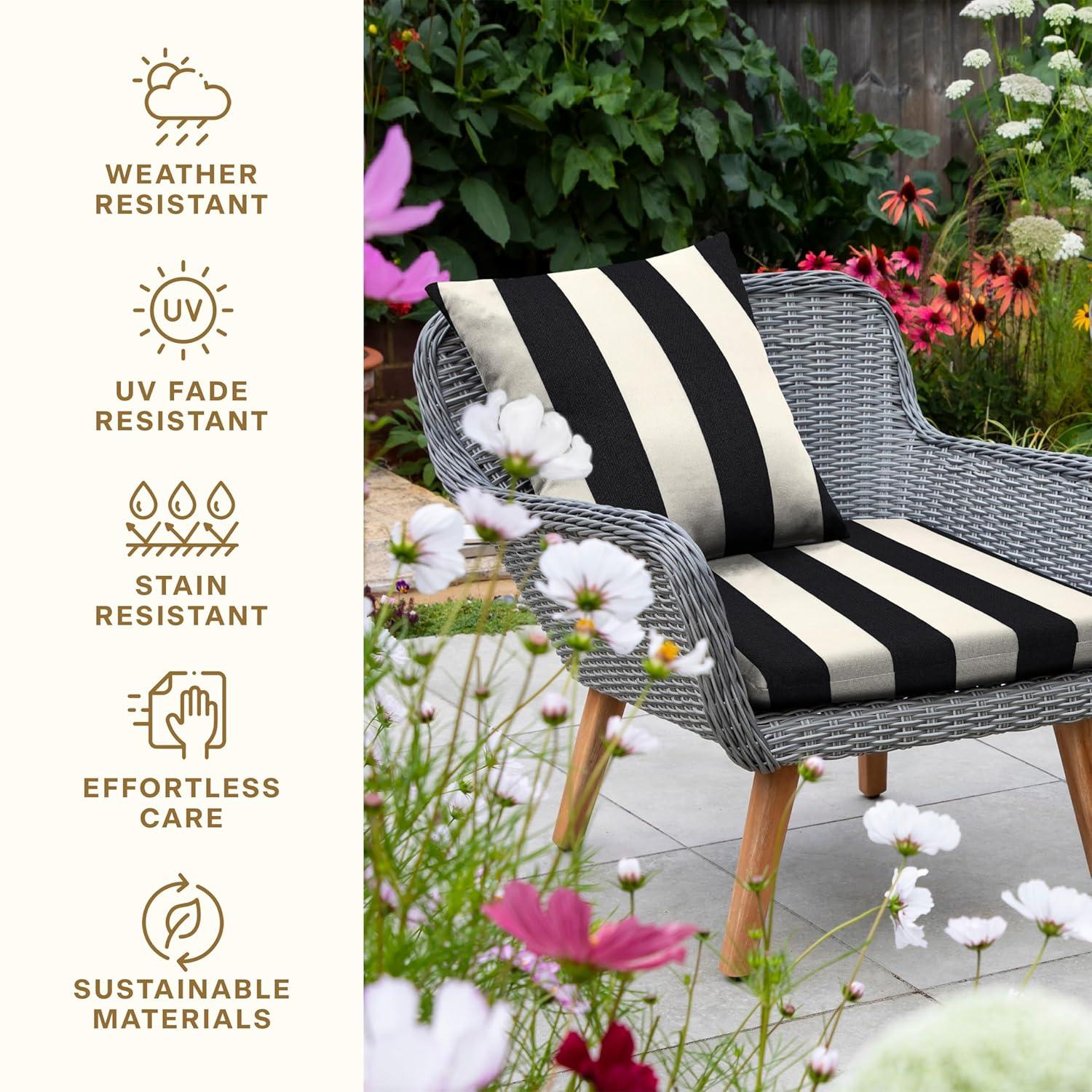 Honeycomb Outdoor Universal Seat Cushion (2-Pack) - Boheme