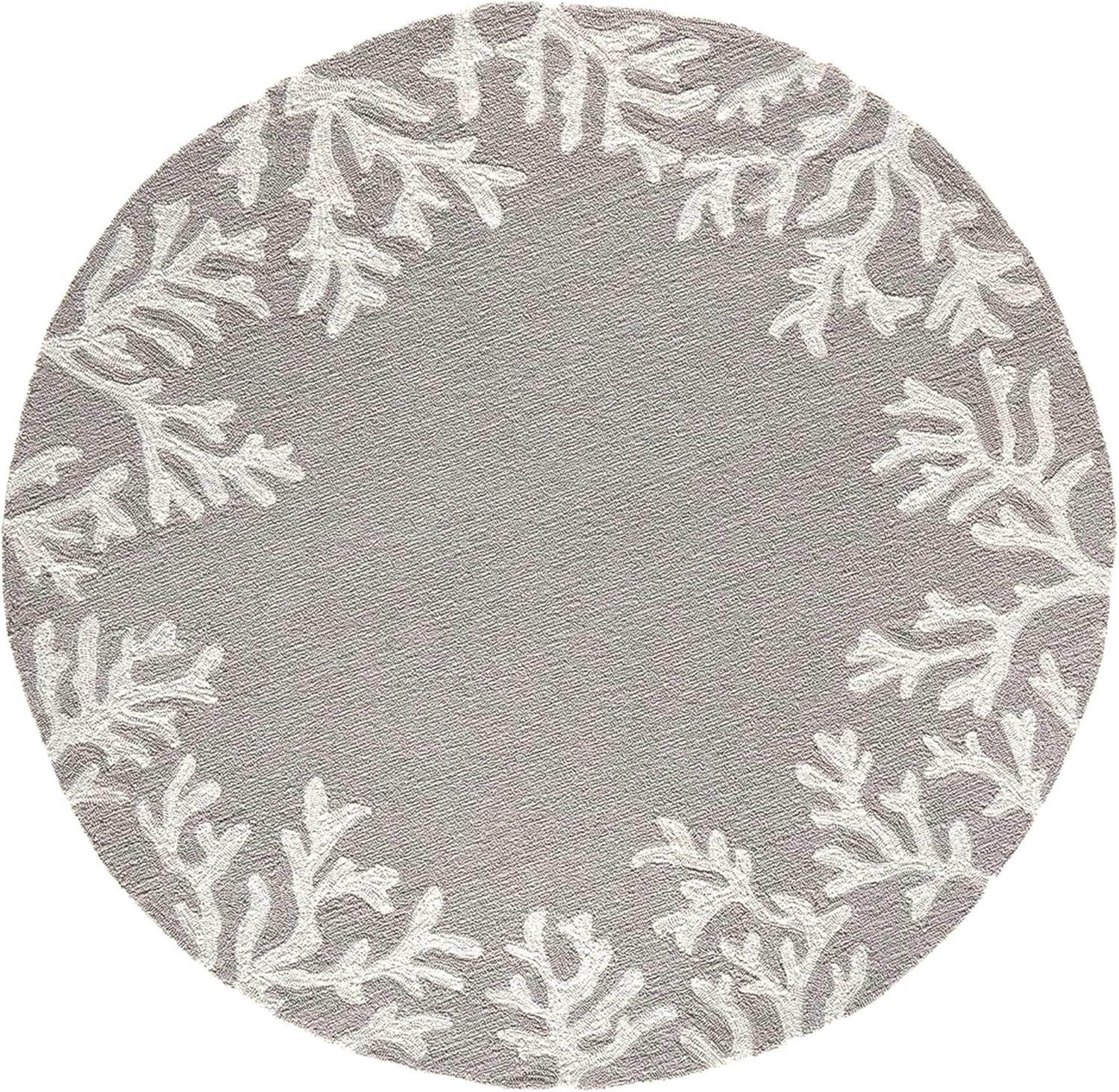 Coral Border Outdoor Rug