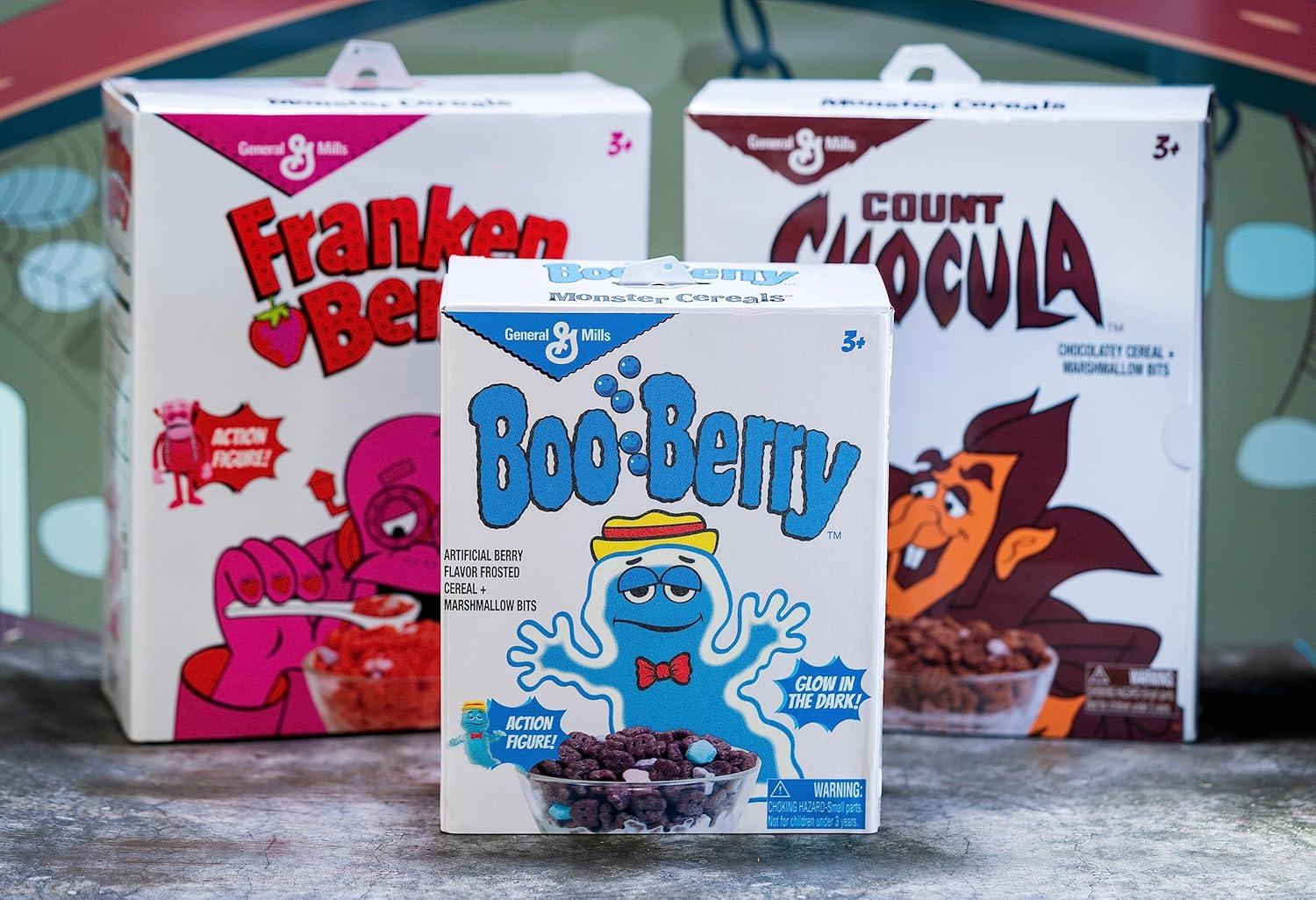 General Mills Monster Cereals Boo-Berry Action Figure (Glow-in-the-Dark)