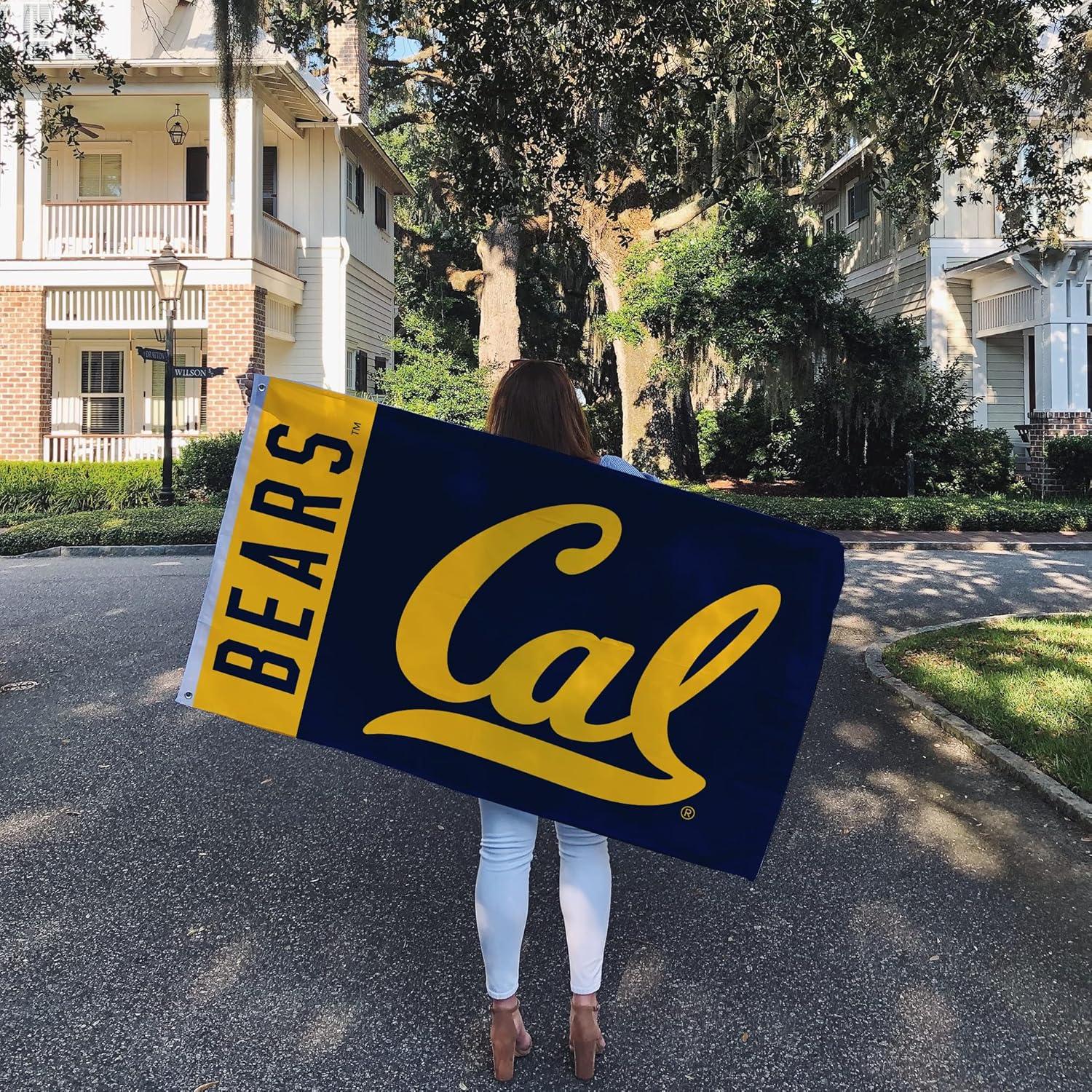 Cal Berkeley Golden Bears Blue and Gold 3x5 Polyester Flag