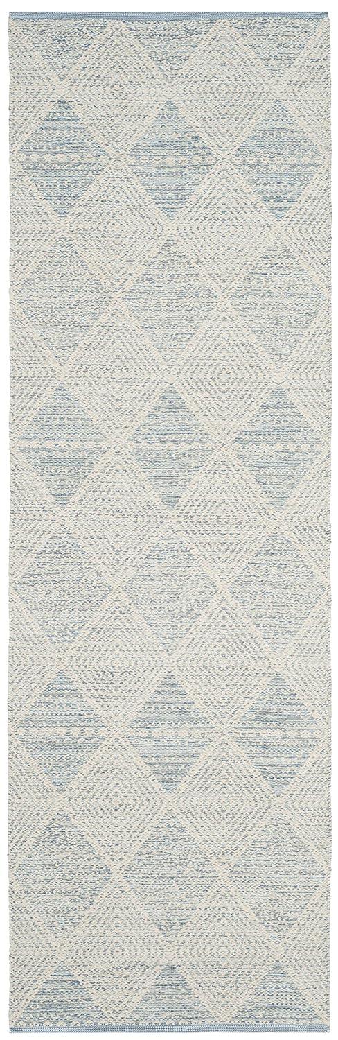 Montauk MTK822 Hand Woven Indoor Runner Rug - Light Blue - 2'3"x7' - Safavieh.