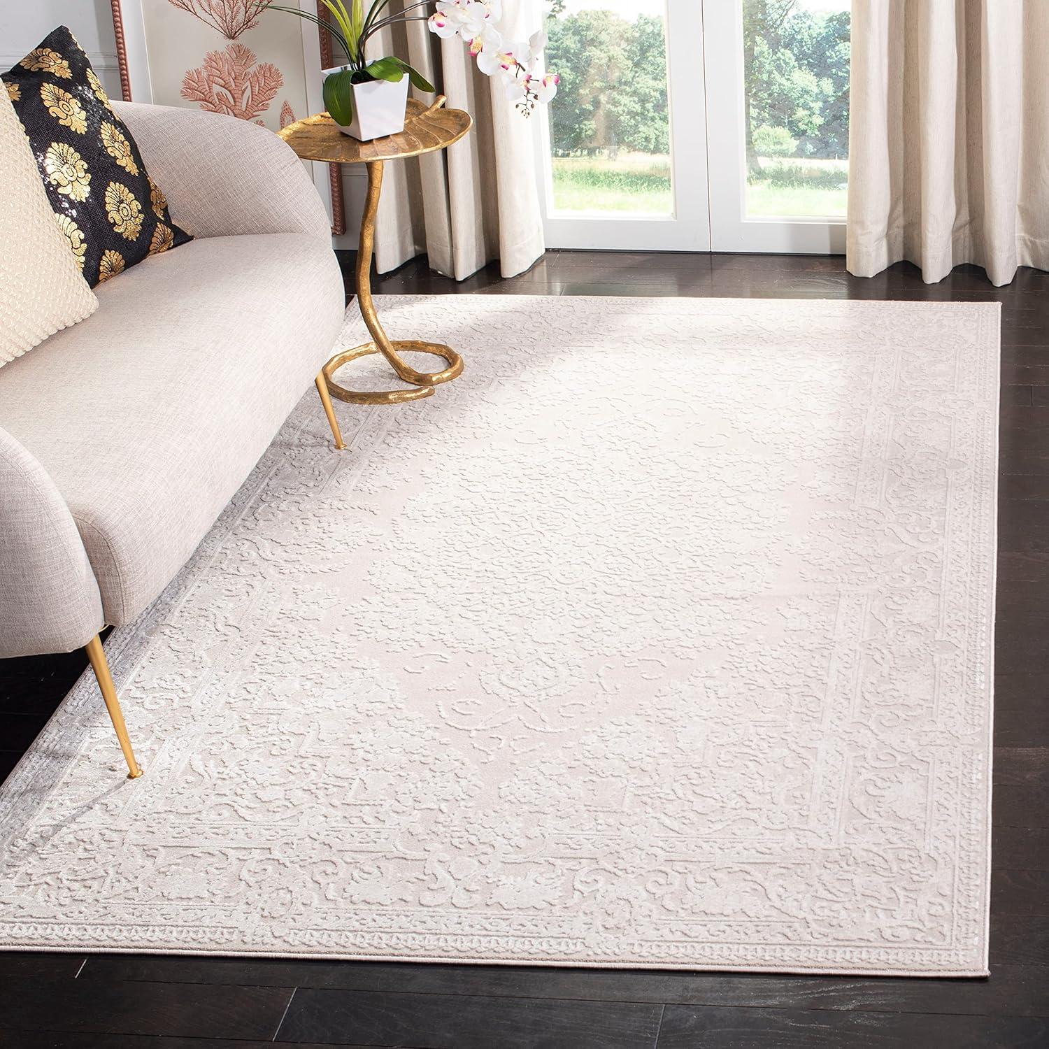 Reflection RFT664 Power Loomed Indoor Runner Rug - 2'3"x8' - Beige/Cream - Safavieh