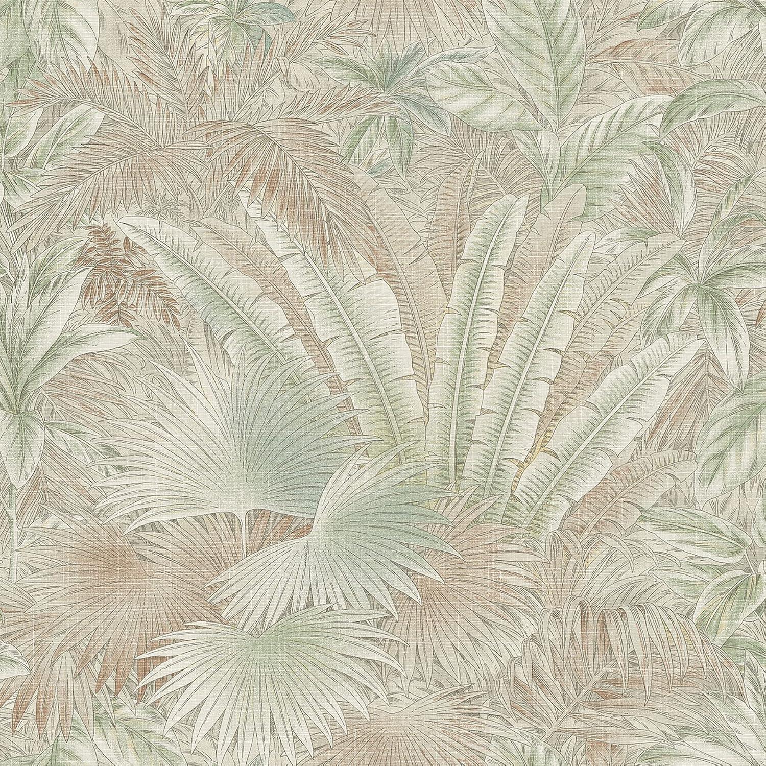 Tommy Bahama Bahamian Breeze Palm 18' L x 20.5" W Peel & Stick Wallpaper Roll