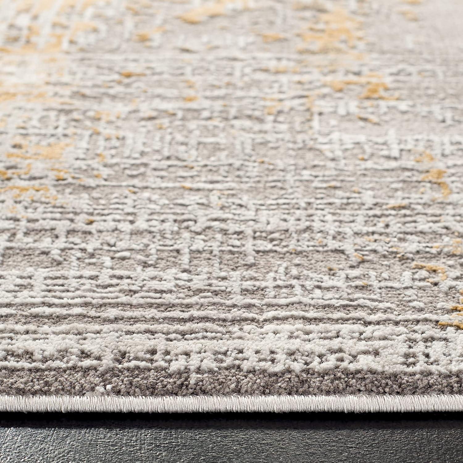 Craft CFT874 Loomed Indoor Area Rug - Grey/Beige - 4'x6' - Safavieh