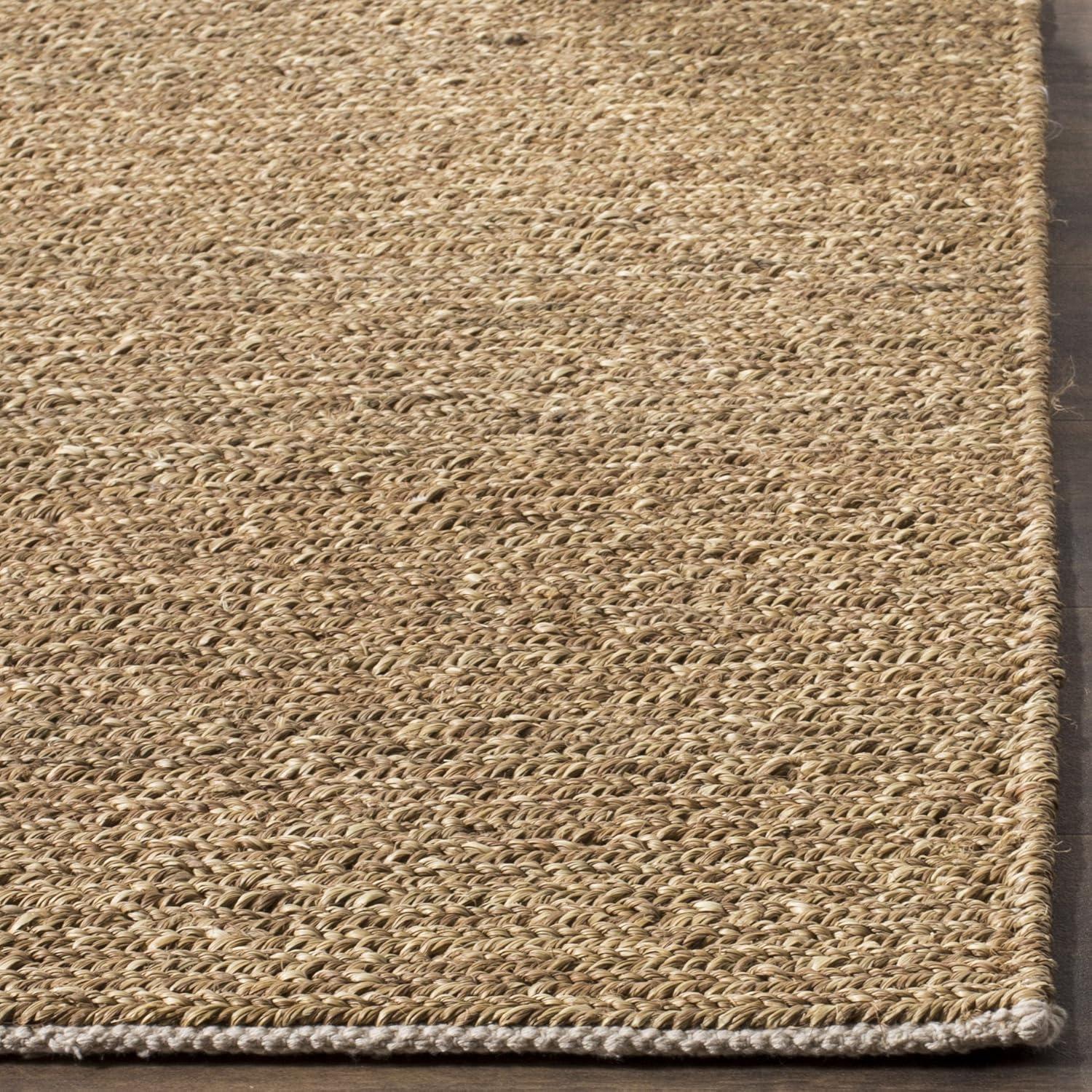 SAFAVIEH Natural Fiber Raleigh Braided Seagrass Area Rug, Natural, 9' x 12'