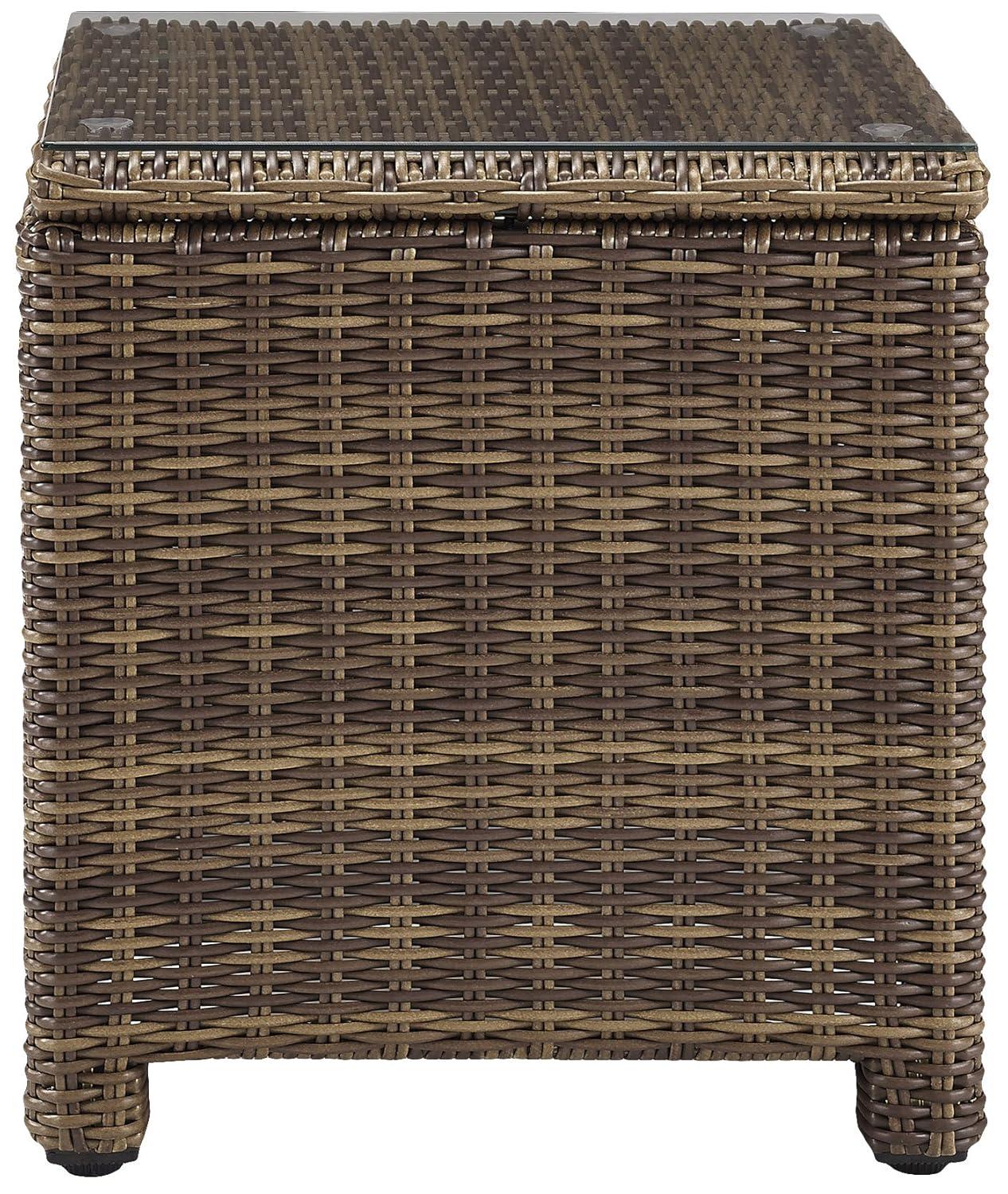 Bradenton Outdoor Wicker Rectangular Side Table - Crosley