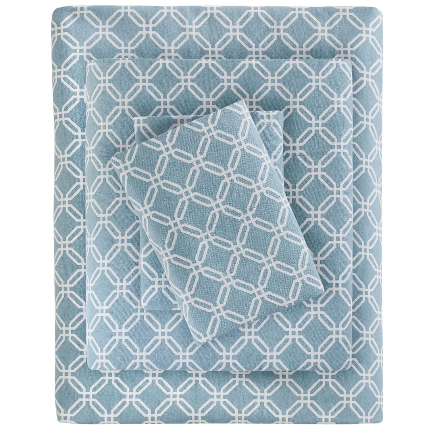 Madison Park Cozy Flannel 100% Cotton Sheet Set
