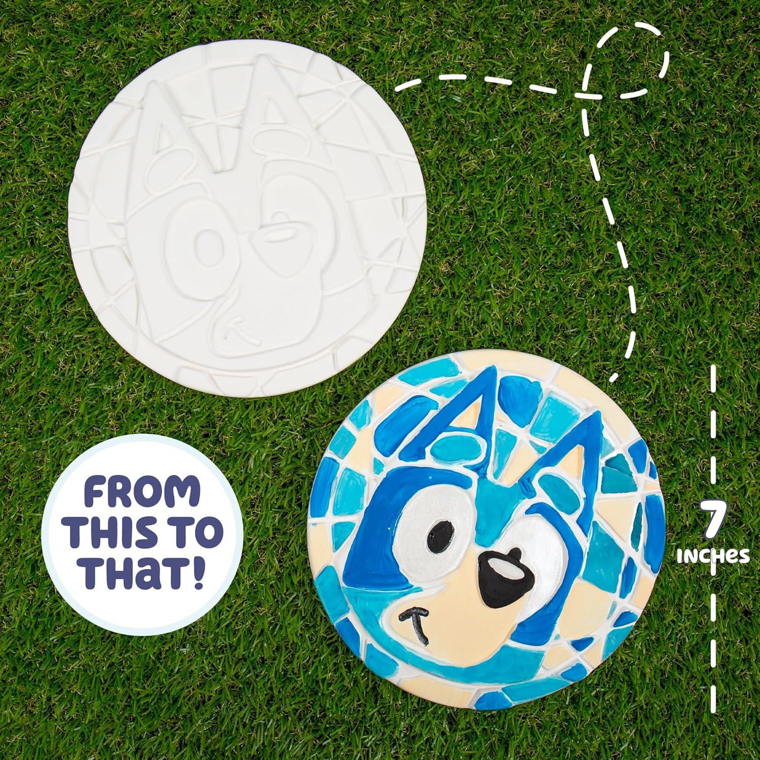 Bluey Ceramic Stepping Stone Painting Kit for Kids