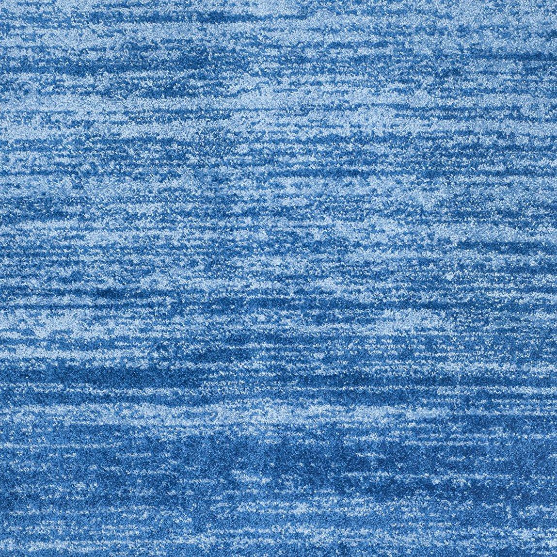 Adirondack ADR113 Machine Made Indoor Area Rug - Light Blue/Dark Blue - 4'x6' - Safavieh
