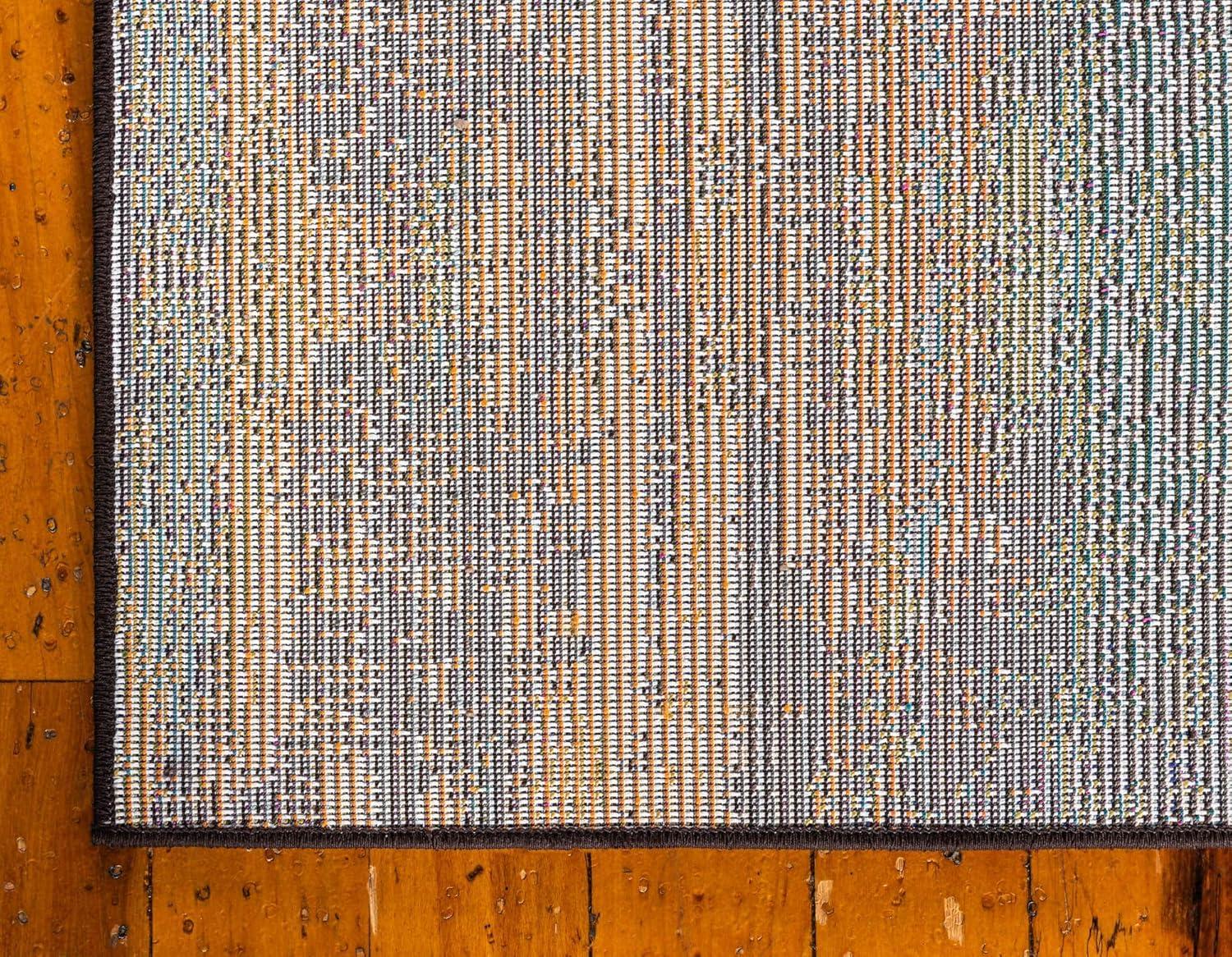 Unique Loom 6' 1 x 9' 0 Jardin Lilly Multi Area Rug