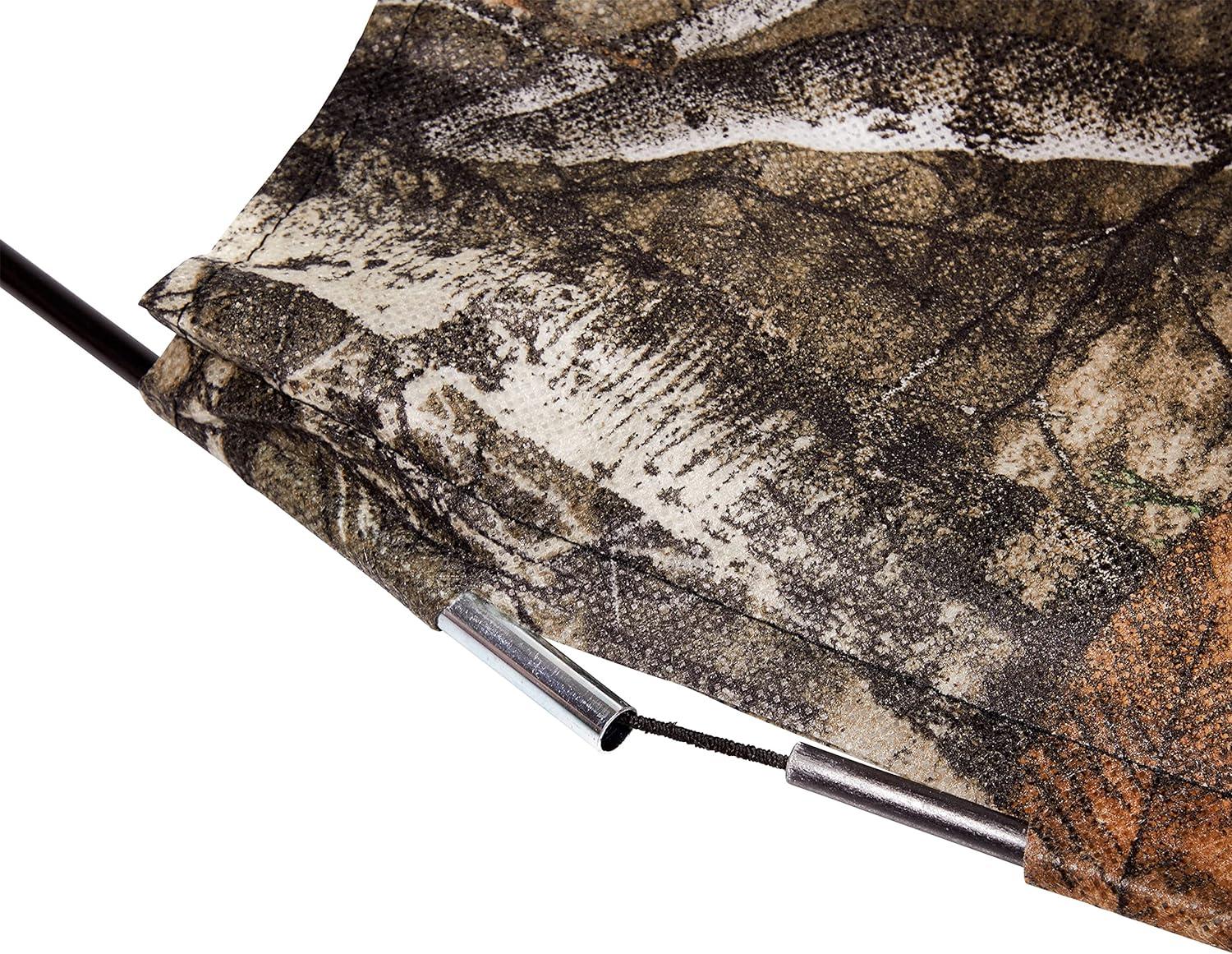 Allen Company Portable Ground Blind for Turkey and Deer Hunting - Outdoor Shooting Gear - Comes with Stakes for Easy Set Up - Realtree Edge Camo - 10" L x 27" H