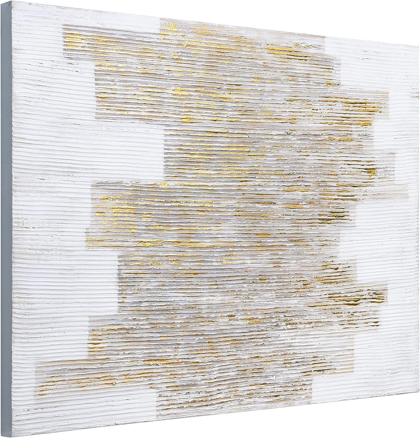 Empire Art Direct The City Textured Metallic Hand Painted Wall Art, 30" x 40" x 1.5", Ready to hang