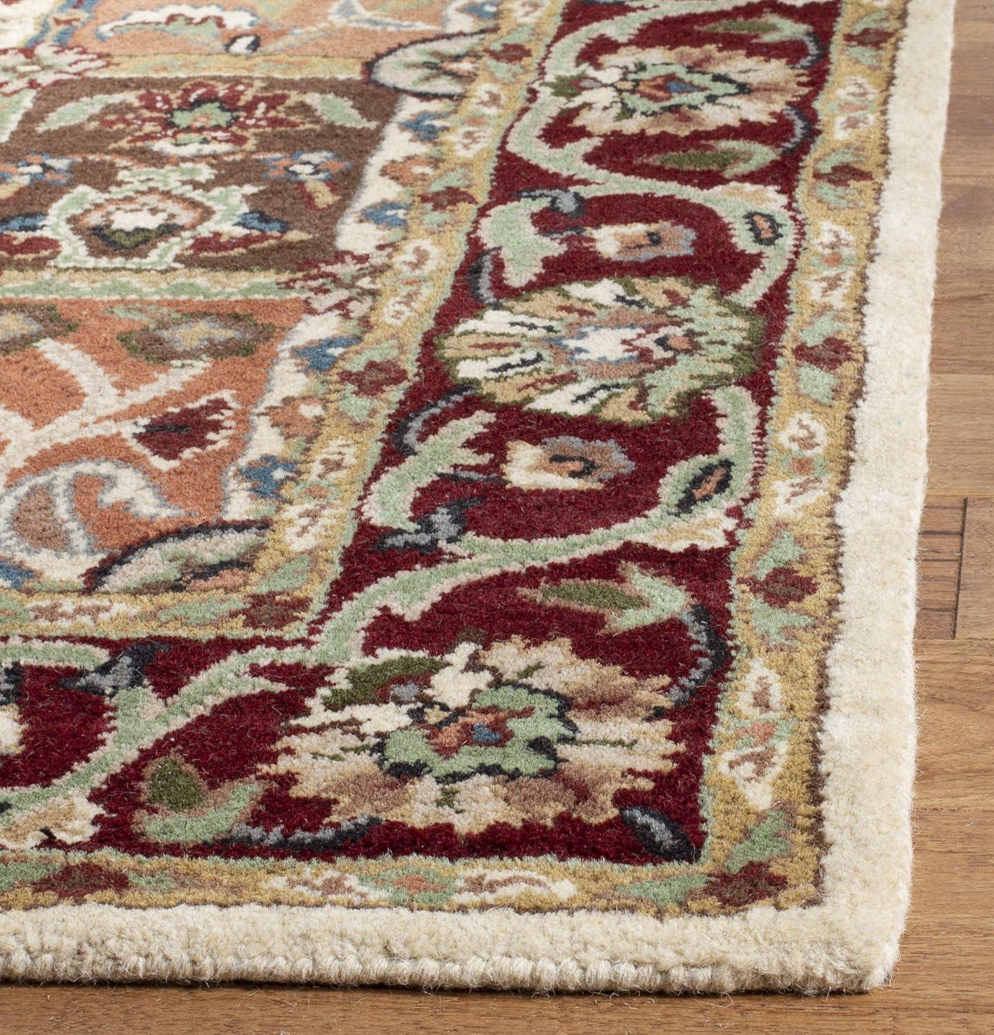 Heritage HG925 Handmade Accent Rug - 2'x3' - Multi/Red - Safavieh