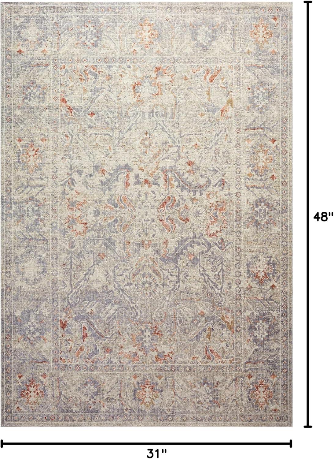 Rosemarie Oatmeal/Lavender Rug