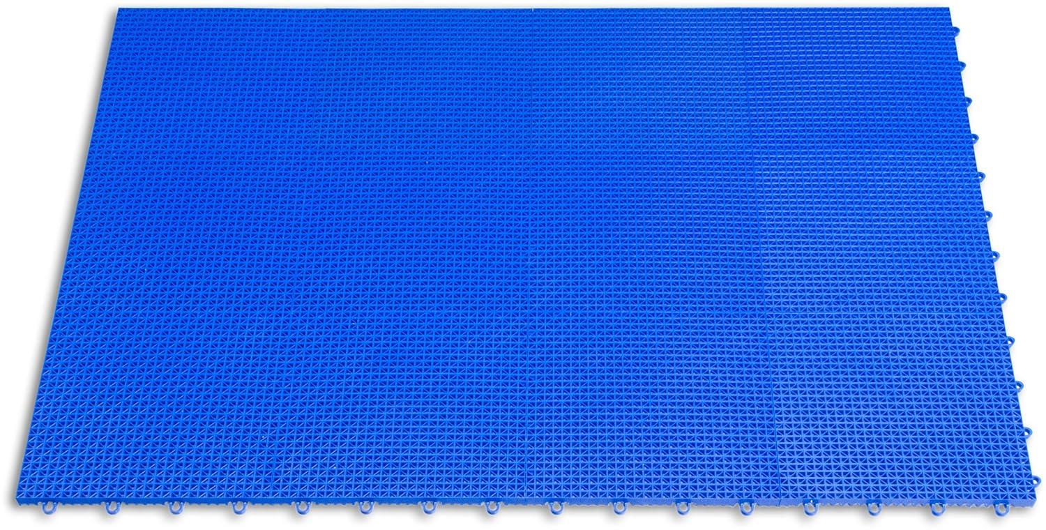 12" x 12" Plastic Interlocking Deck Tile (40-Pack)