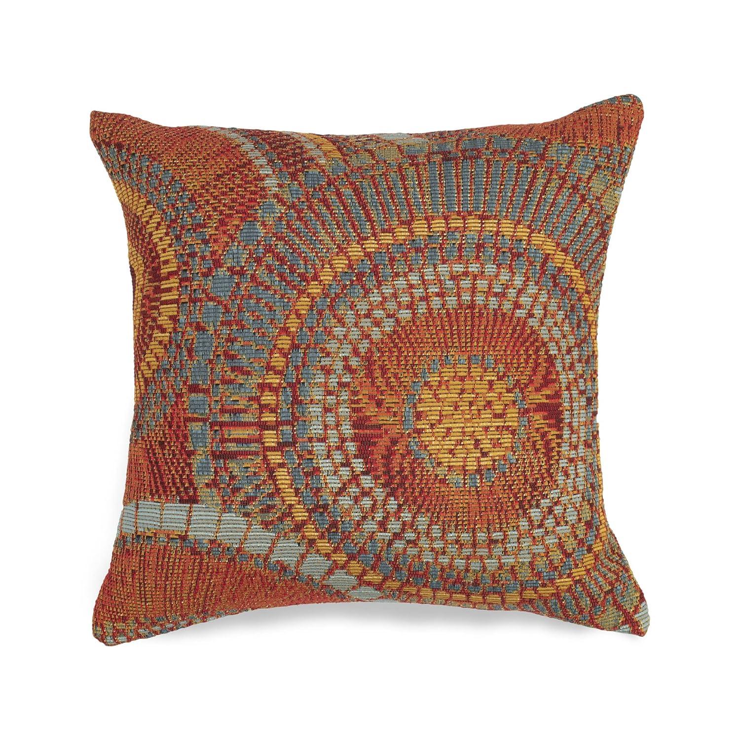 Liora Manne Marina Circles Indoor/Outdoor Pillow 18" X 18"