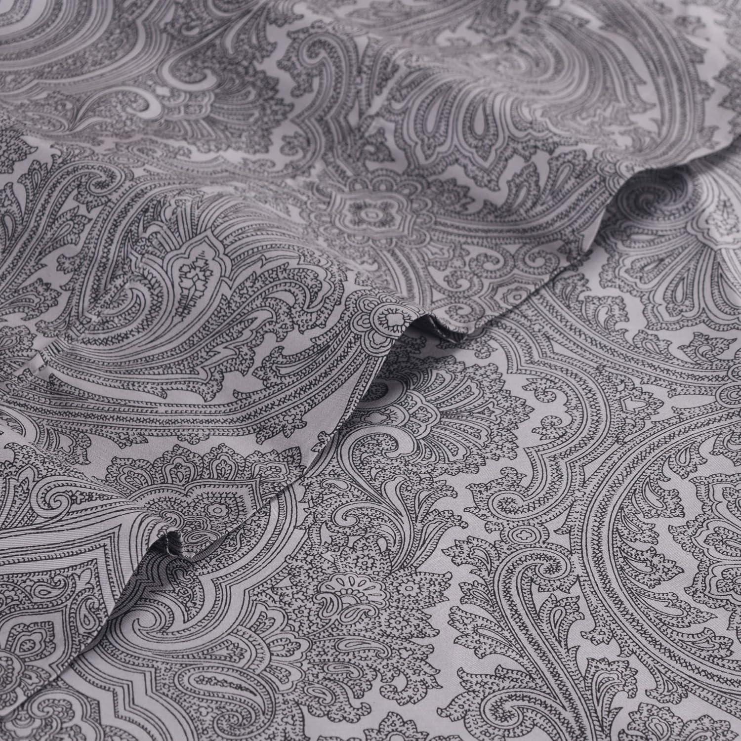 Superior Classic Paisley 600 Thread Count Cotton Blend Sateen Sheet Set