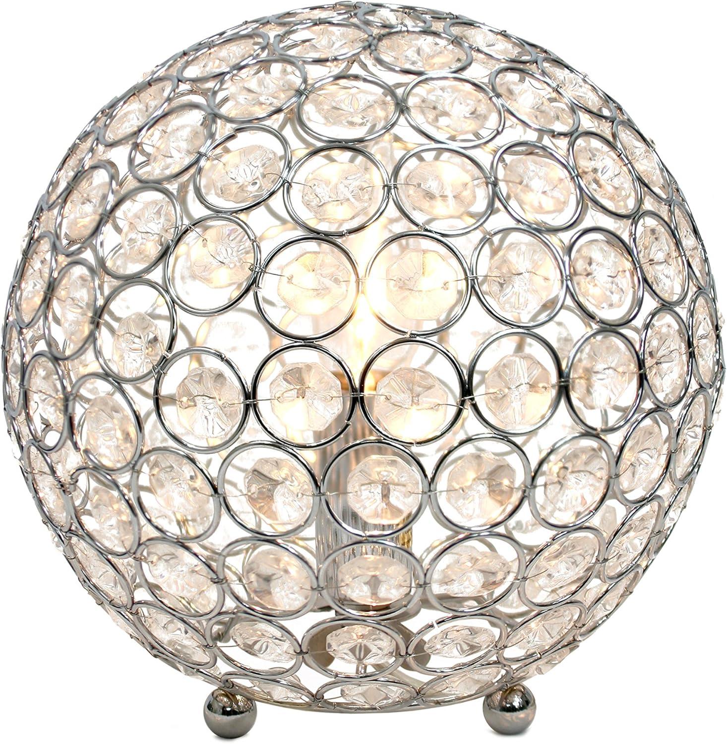 Crystal Ball Sequin Table Lamp - Elegant Design