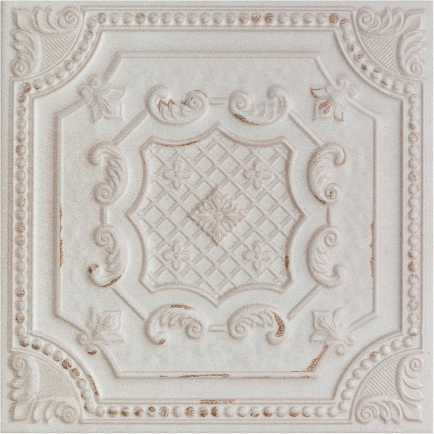 Fitz 8" x 8" Ceramic Patterned Wall Tile