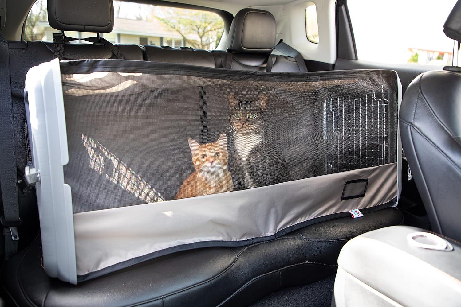 Large Portable Waterproof Pet Travel Kennel with Mesh Panels
