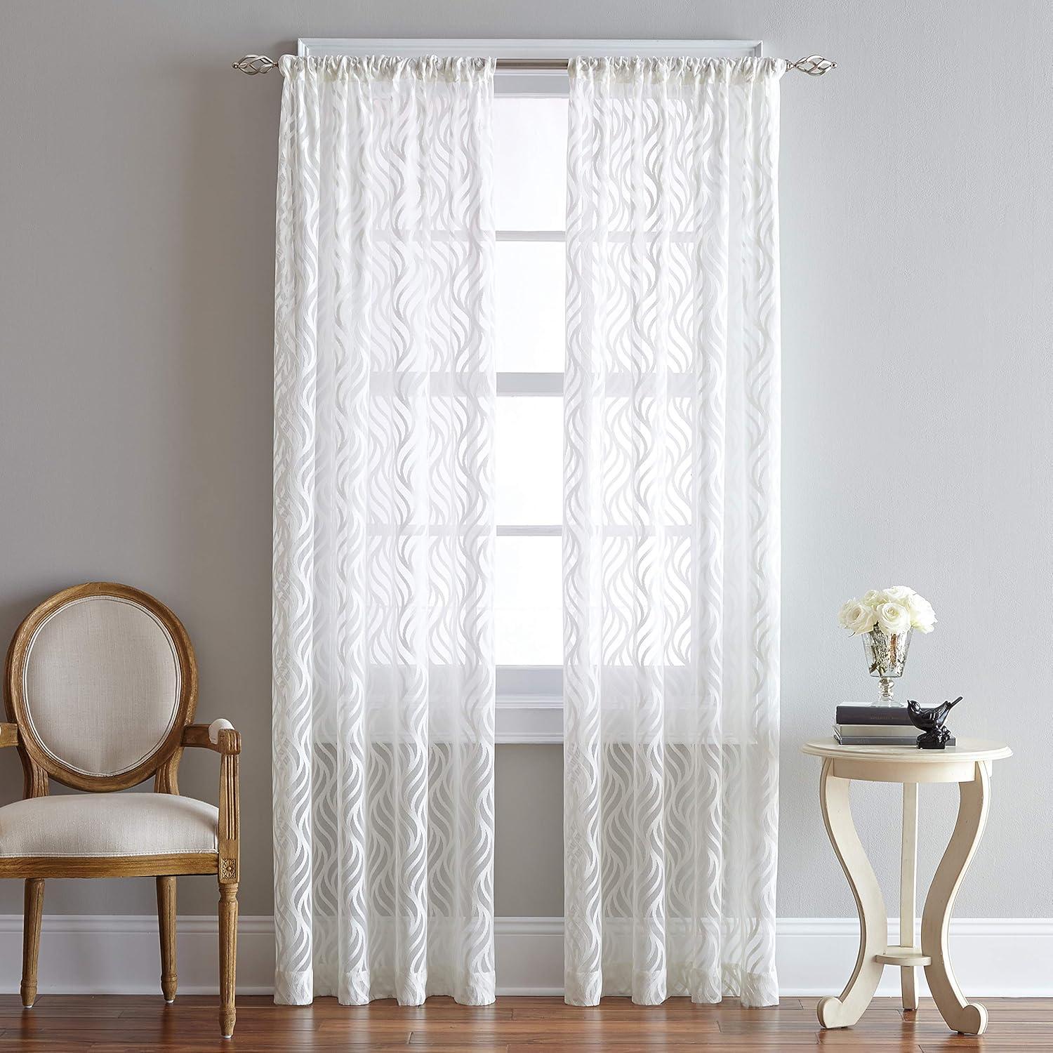 Ballera Polyester Sheer Curtain Panel