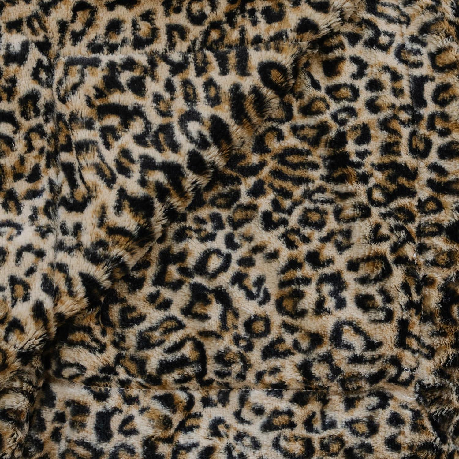 GRACED SOFT LUXURIES Throw Blanket Softest Warm Elegant Cozy Comfy Decorative Thick Faux Fur for Modern Living (Classic Leopard, Extra Large 60" x 80")