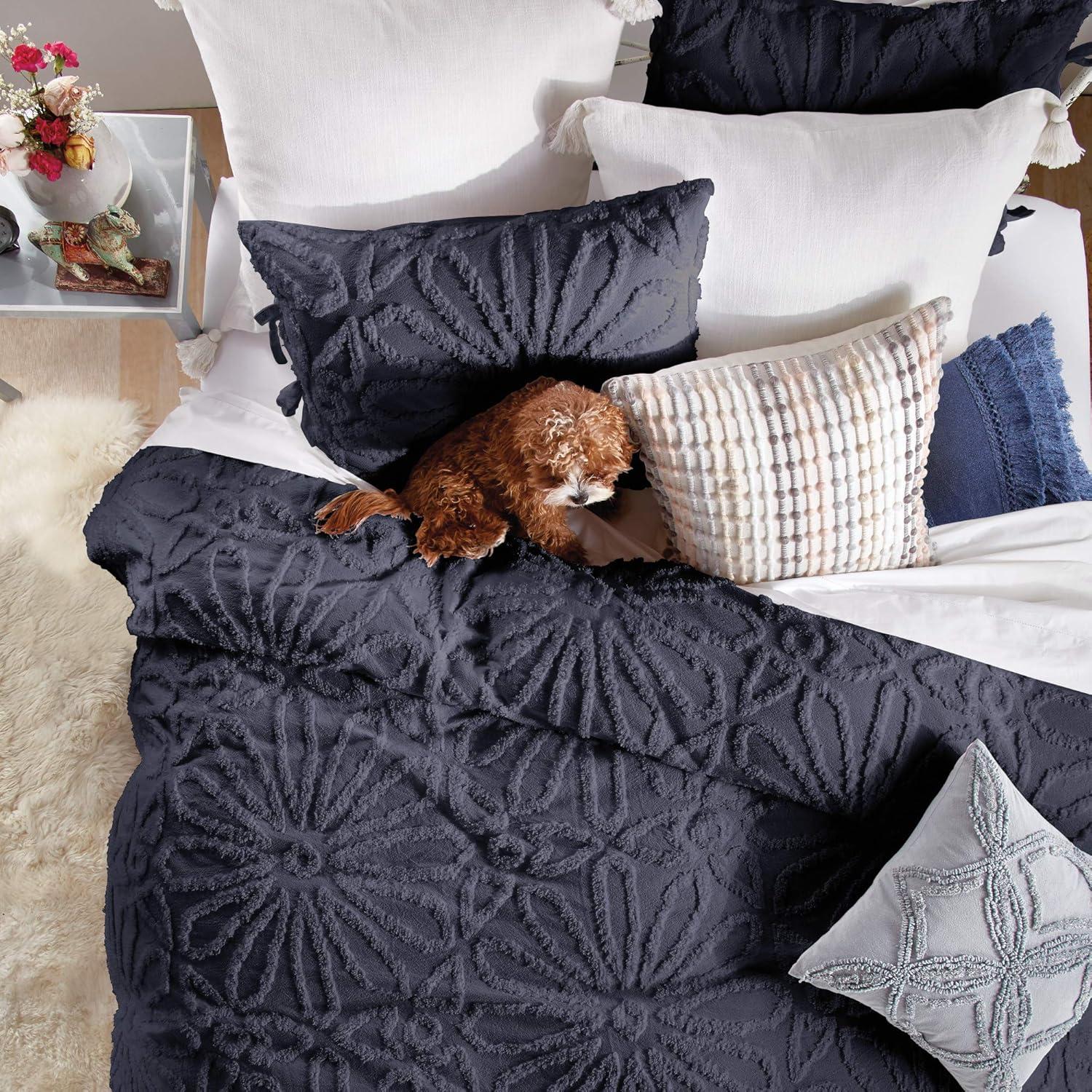 Peri Home Peri Home Chenille Medallion 3 Piece Comforter Set
