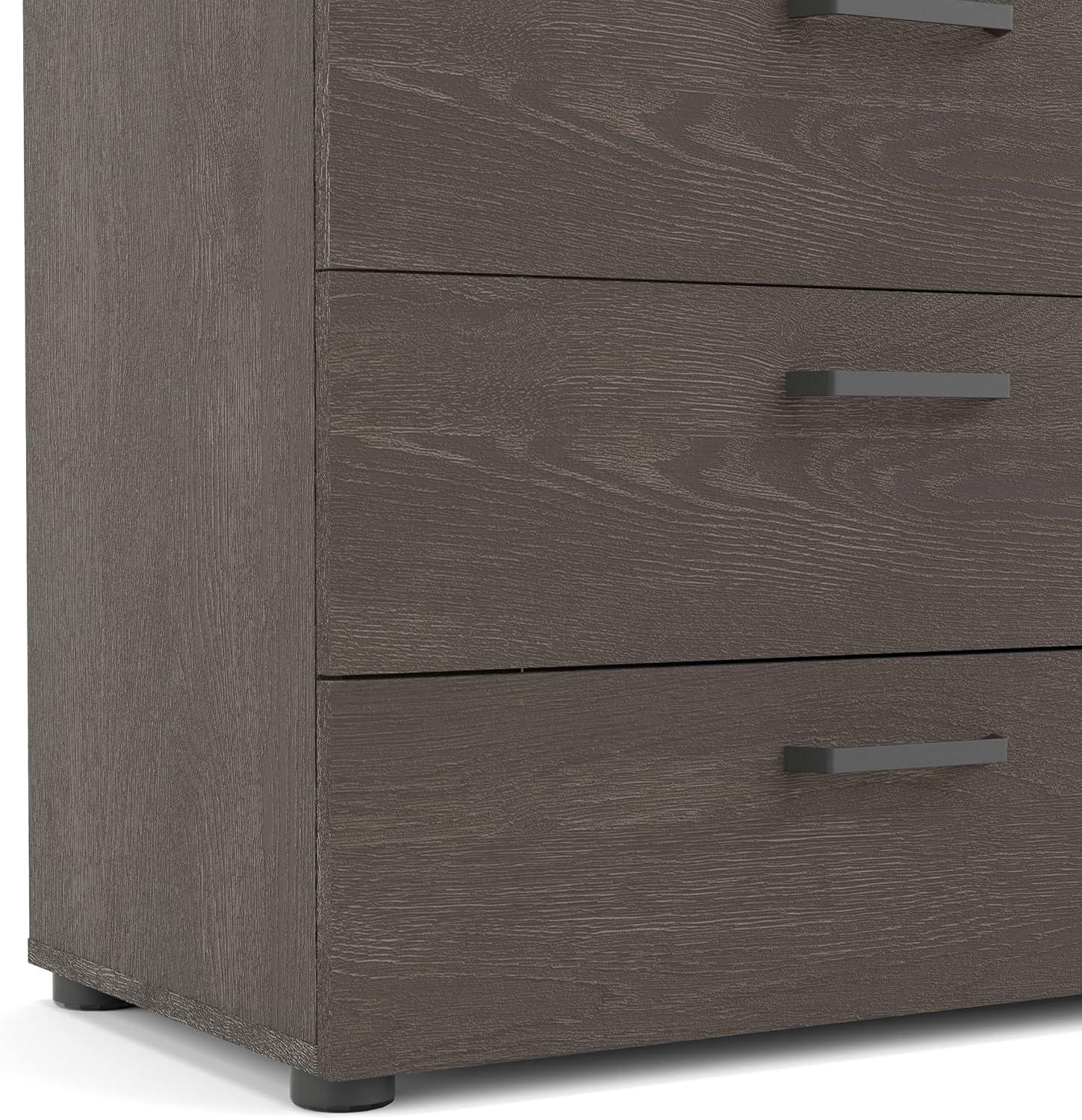 Dark Chocolate 8-Drawer Double Dresser with Streamlined Hardware