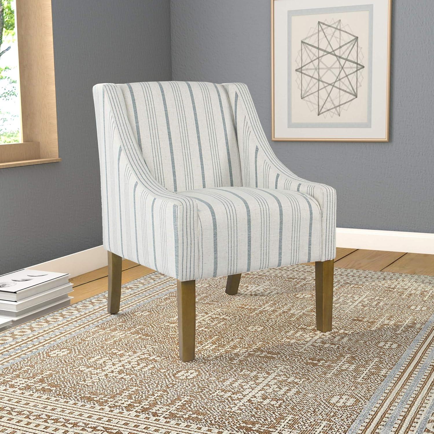 Modern Swoop Accent Armchair - HomePop