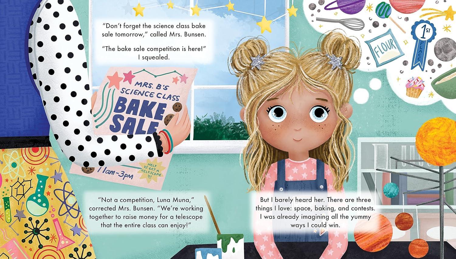 Luna Muna: Space Café - by  Kellie Gerardi (Hardcover)