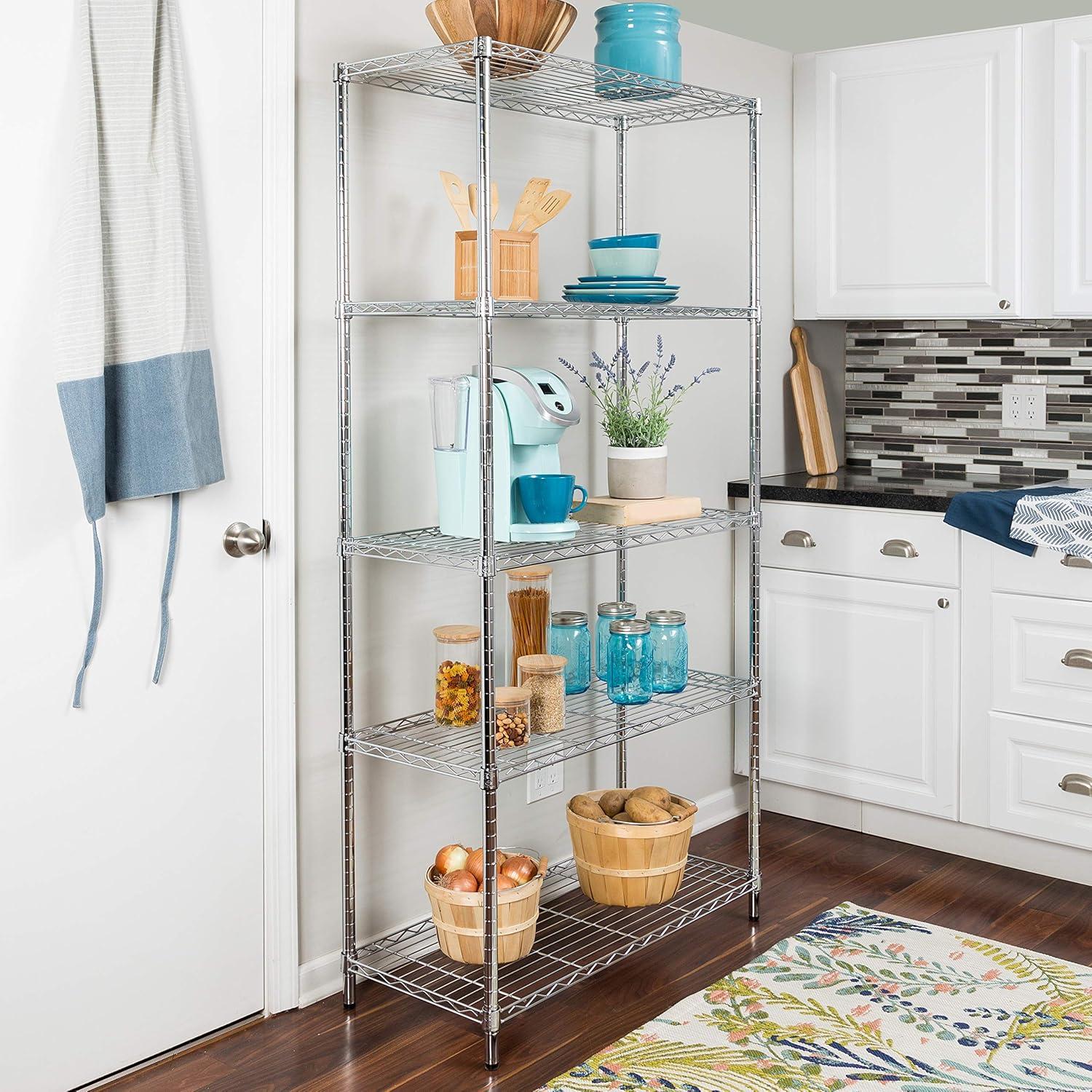 Wire Rolling Storage Cart