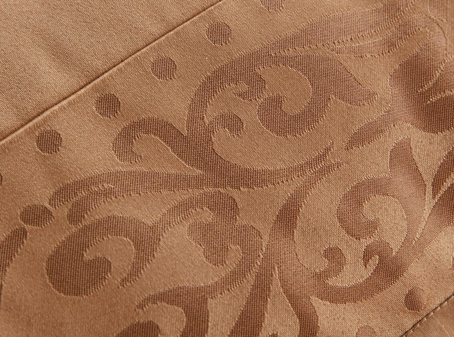 Chezmoi Collection Royale Jacquard Floral 7 Piece Comforter Set