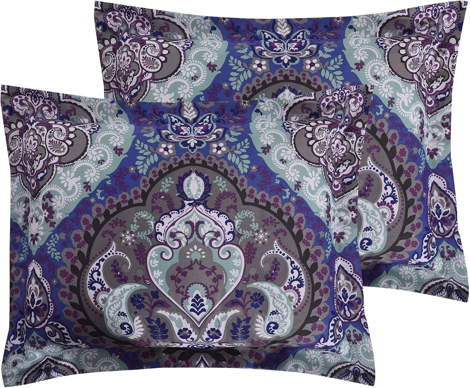 Modern Threads Printed Reversible Complete Bed Set Cathedral.