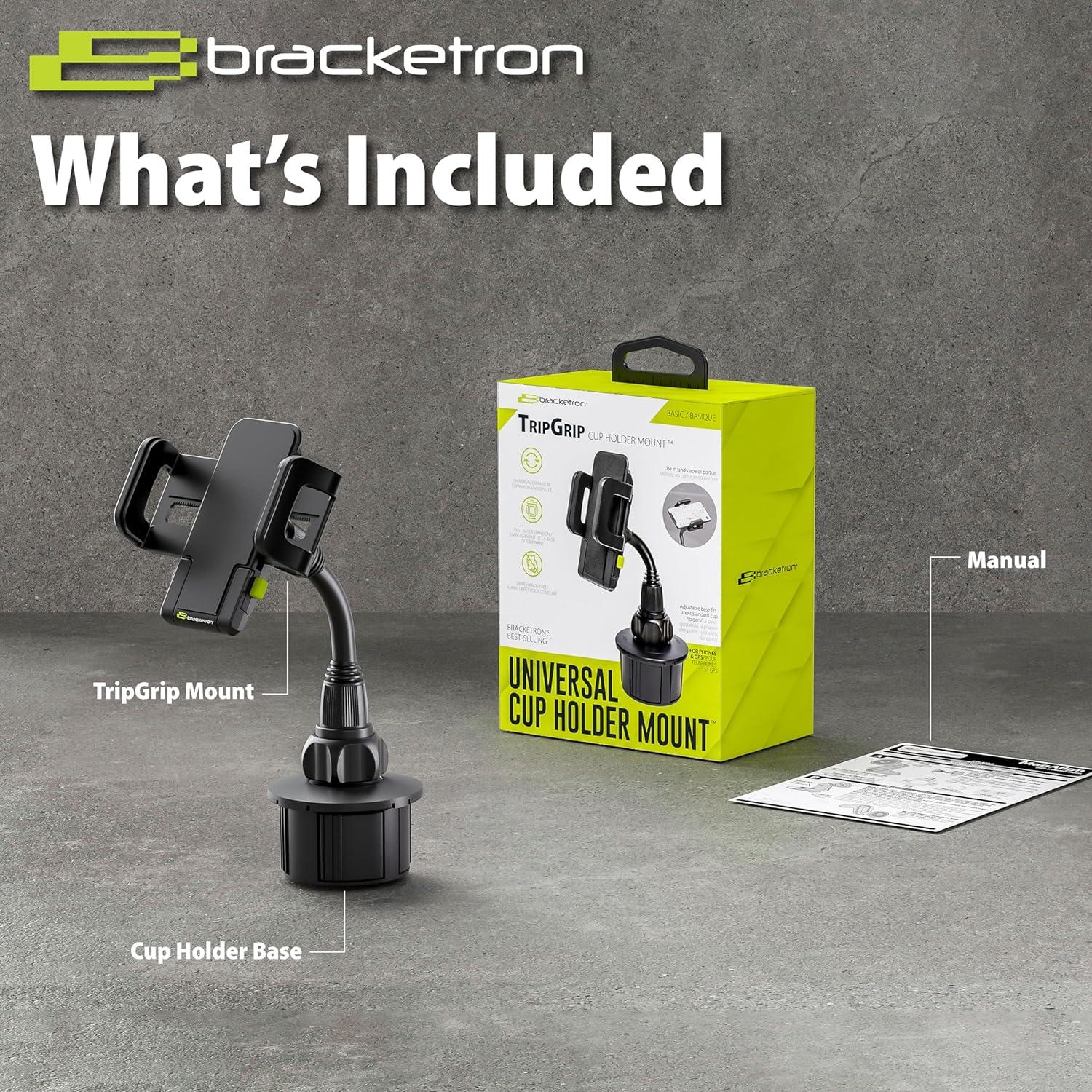 Bracketron BT1-641-2 iPhone Mount Horiz/Vert Vent Mnt For 3-1/2"W 360 Rotating