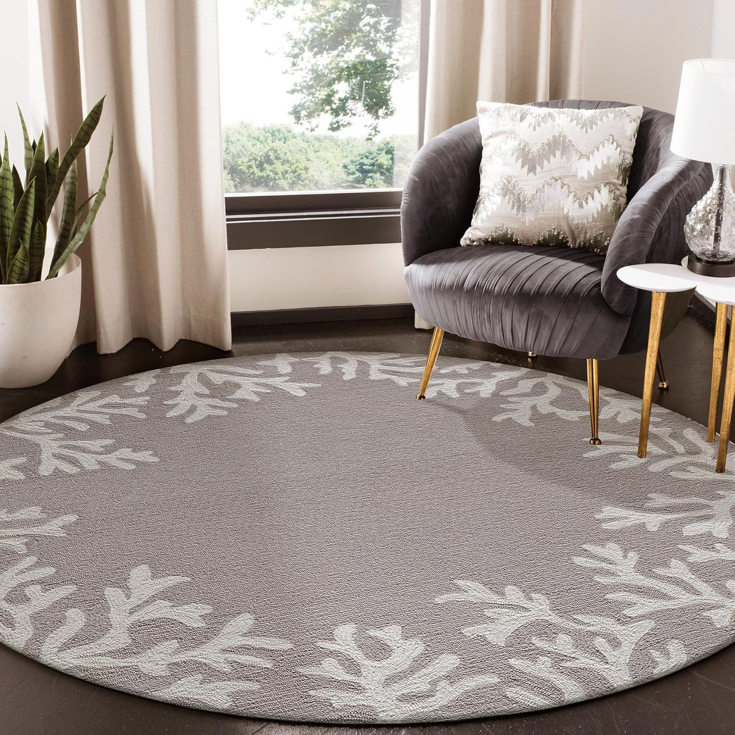Coral Border Outdoor Rug