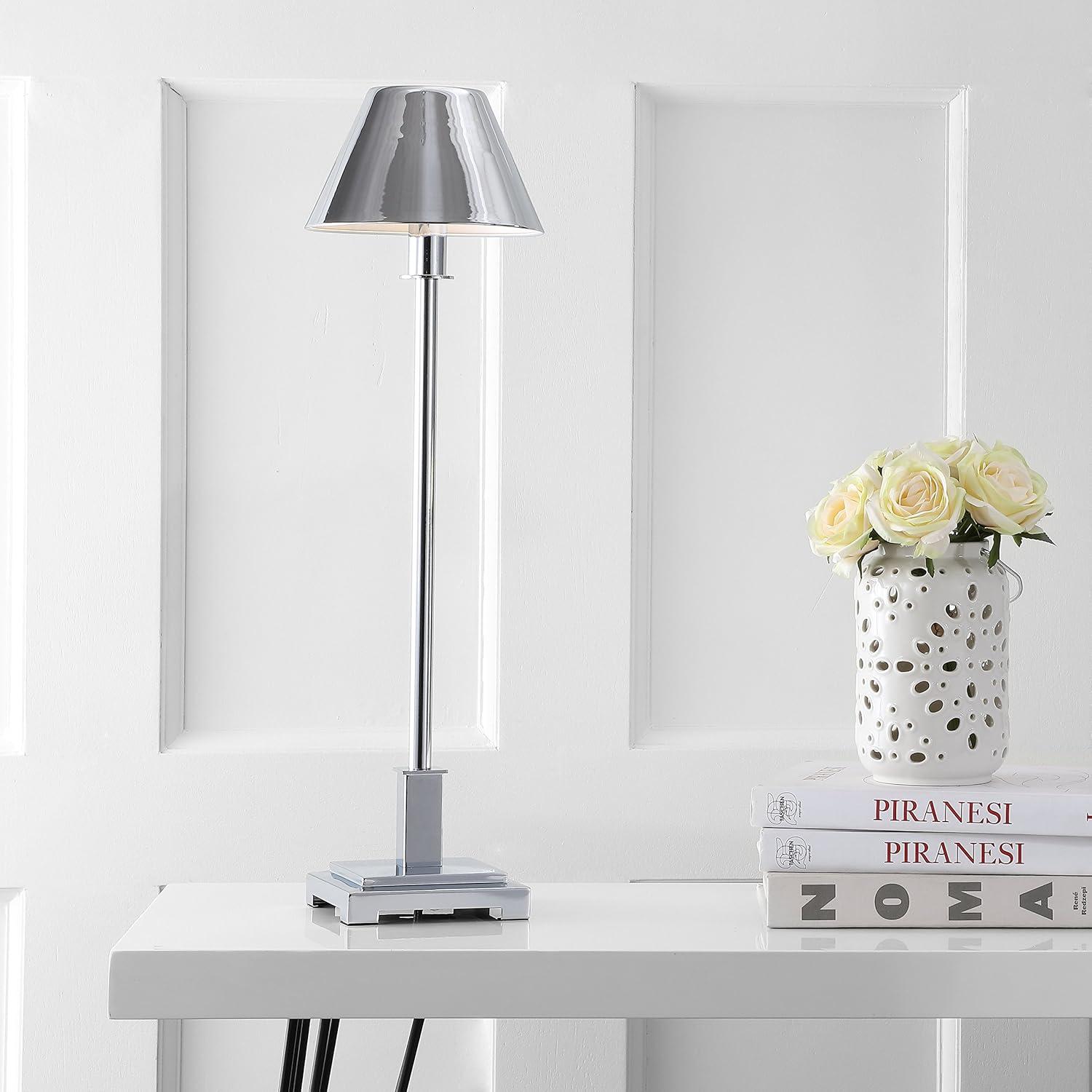 JONATHAN Y Roxy Metal Shade LED Table Lamp