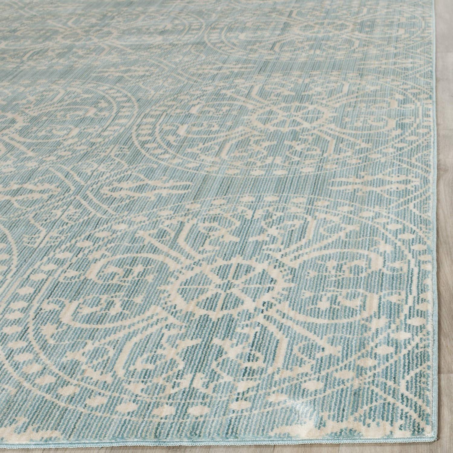 Valencia VAL214 Power Loomed Indoor Area Rug - Alpine/Cream - 5'x8' - Safavieh