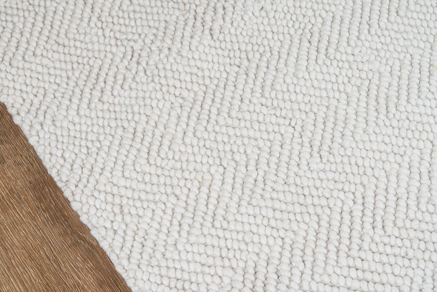 Erin Gates Contemporary Rectangle Area Rug, Ivory, 8'9" X 11'9"