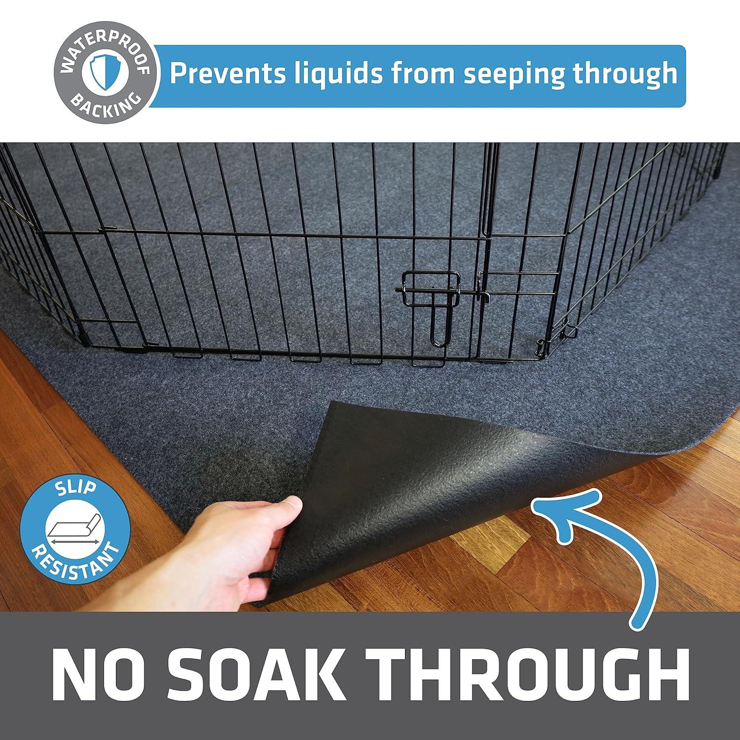 XL Dog Playpen Mat, Reusable Puppy Pad For Pet Training, Housebreaking, And Incontinence – Absorbent, Waterproof, Non-Slip, Machine Washable
