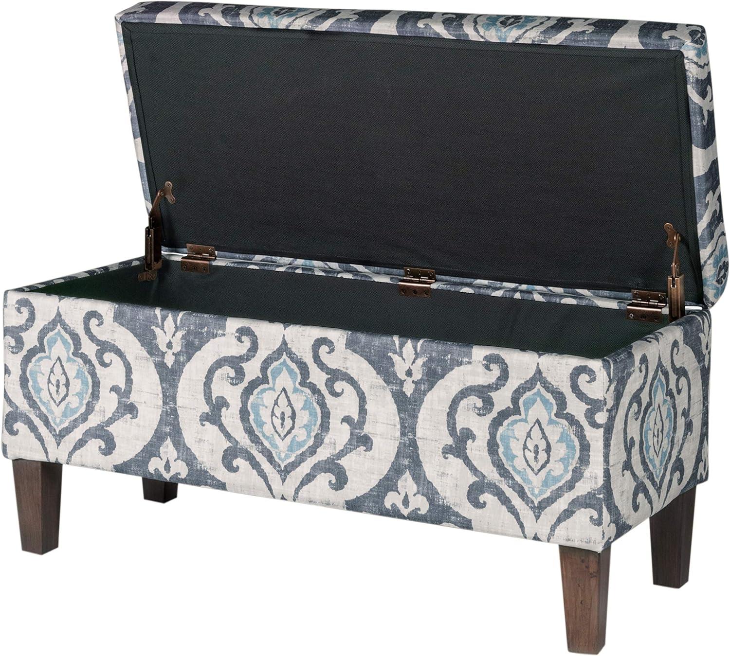 Large Textured Storage Bench - HomePop