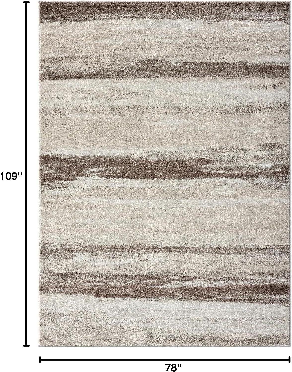 Luxe Weavers Abstract Stripe Area Rug