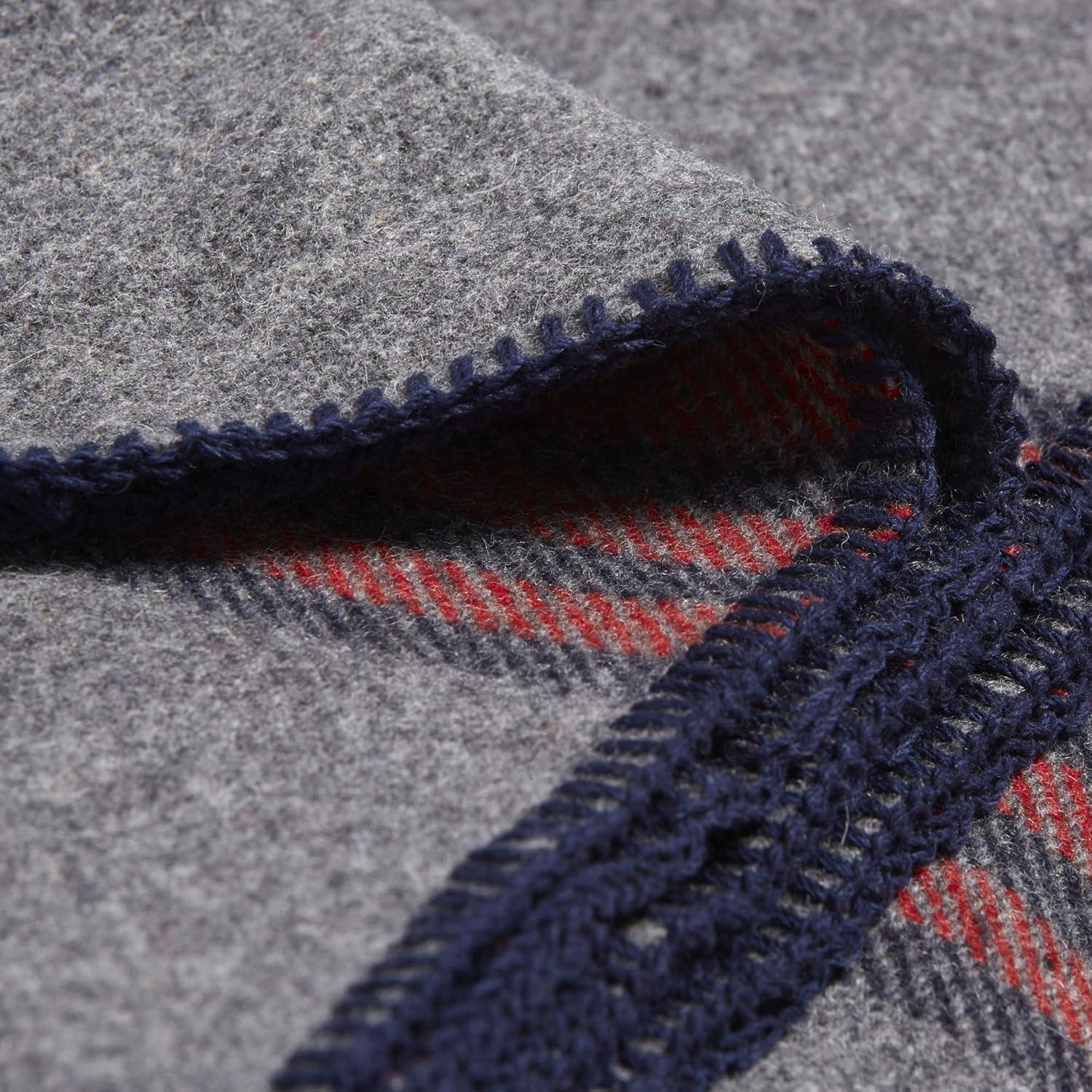 Camel Heather King Size Machine Washable Wool Throw