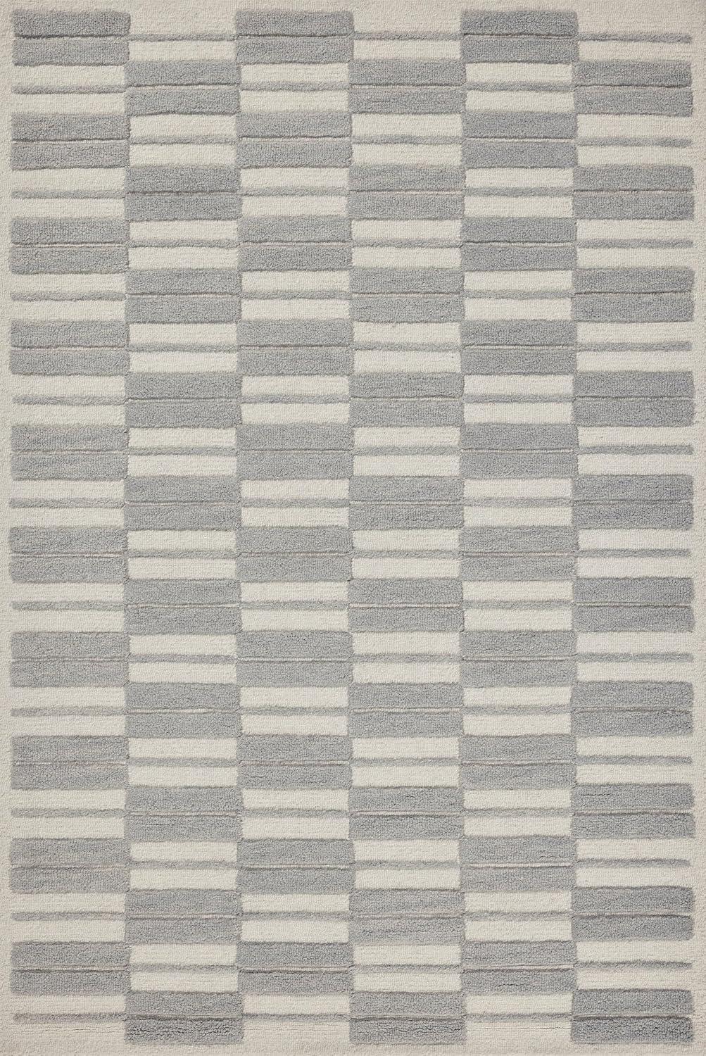 Chris Loves Julia x Loloi Bradley Ivory / Gray Area Rug