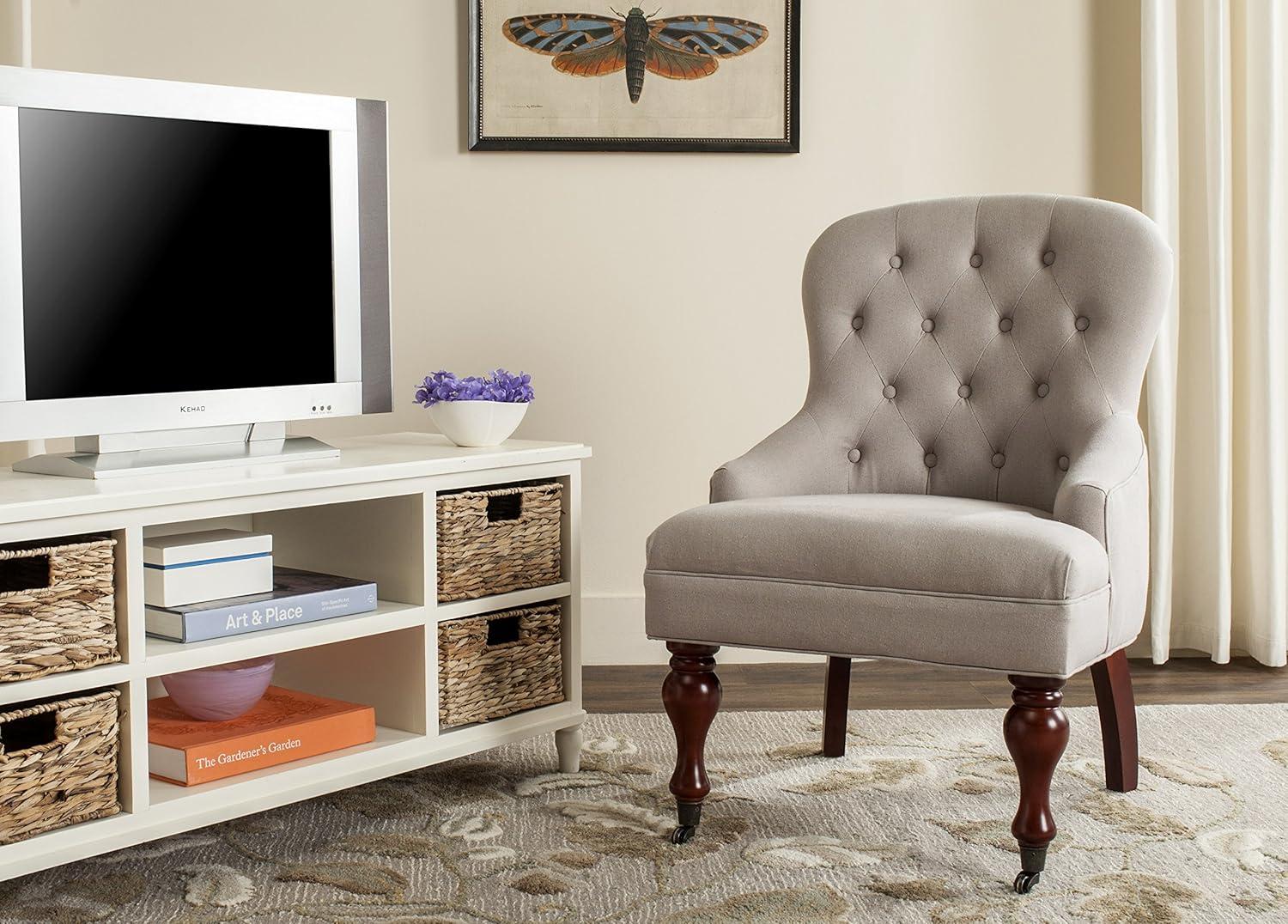 Falcon Arm Chair - MCR4544 - Taupe - Safavieh
