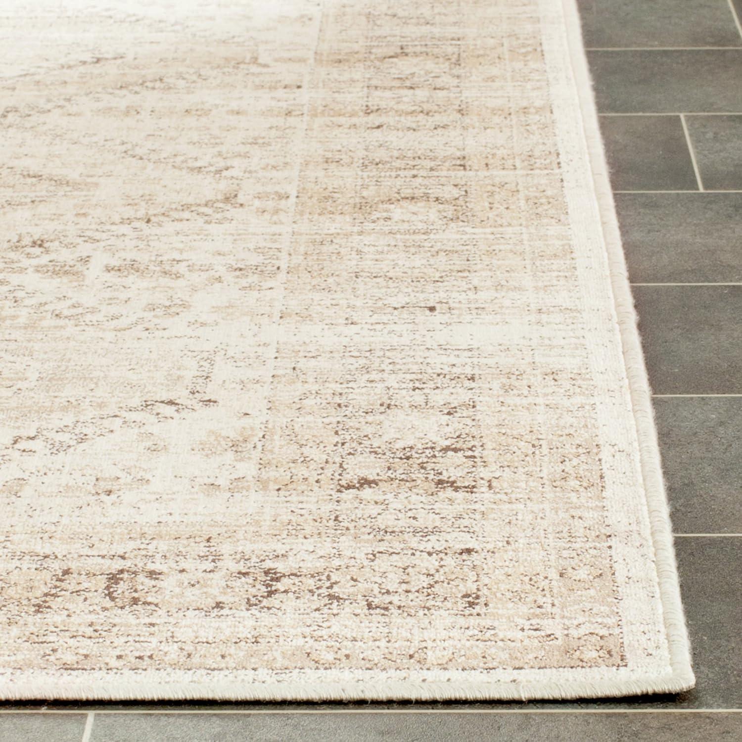 Vintage VTG118 Power Loomed Indoor Skid-Resistant Area Rug - Stone - 10'x14' - Safavieh