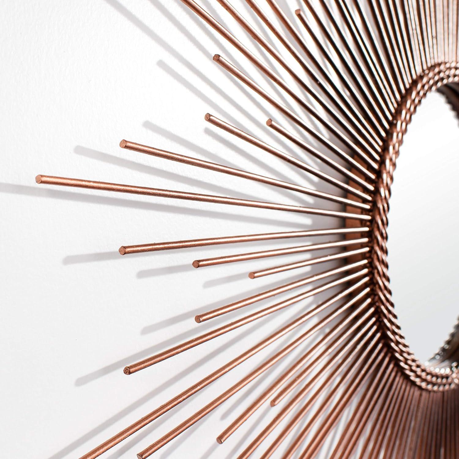 Genevieve Sunburst Mirror - Copper - Safavieh