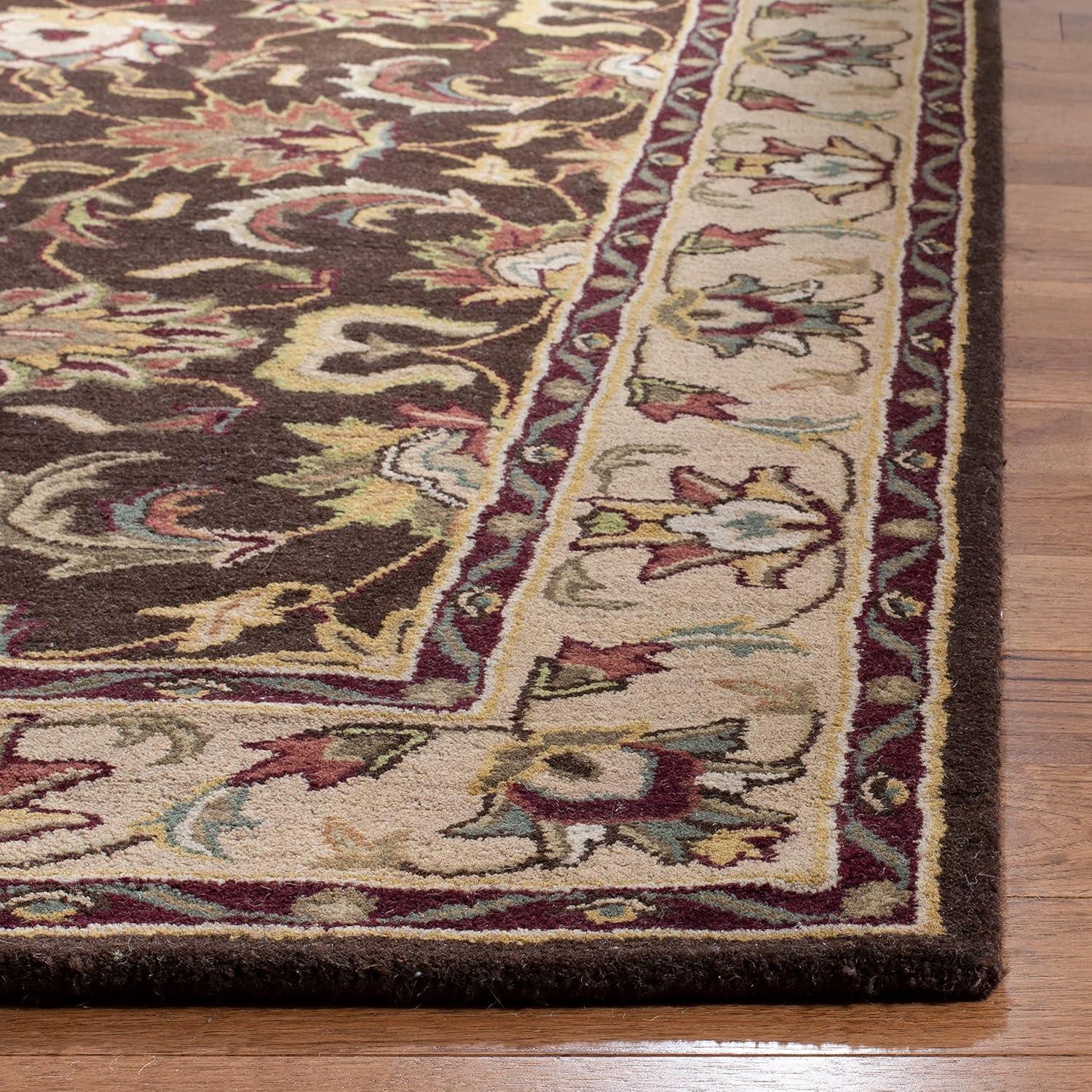 Heritage HG818 Hand Tufted Area Rug - Brown/Beige - 8'9"x11'9" - Safavieh.